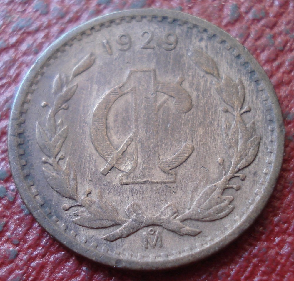 1929 MEXICO 1 CENTAVO IN VG CONDITION
