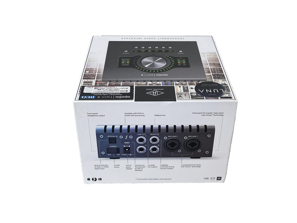 Universal Audio Apollo Twin X DUO Thunderbolt 3 Audio Interface Duo Core w/ Box