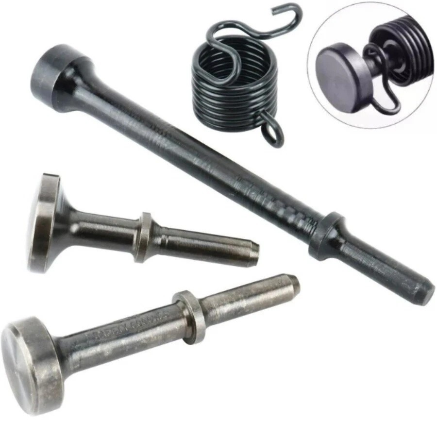4-Pack Smoothing Pneumatic Air Hammer Bits Air Chisel Bits Tool Set with Spring