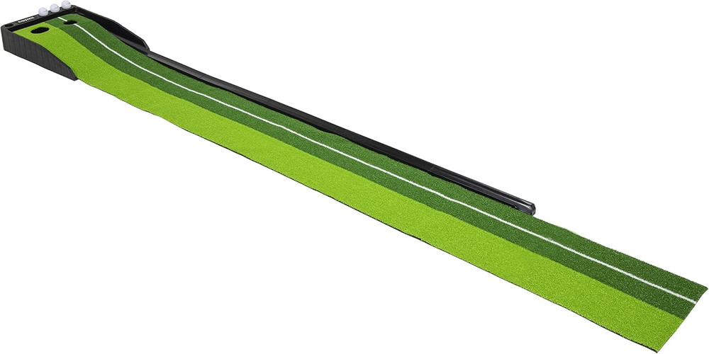 Putting Green Mat with Automatic Ball Return, 3 Balls Included