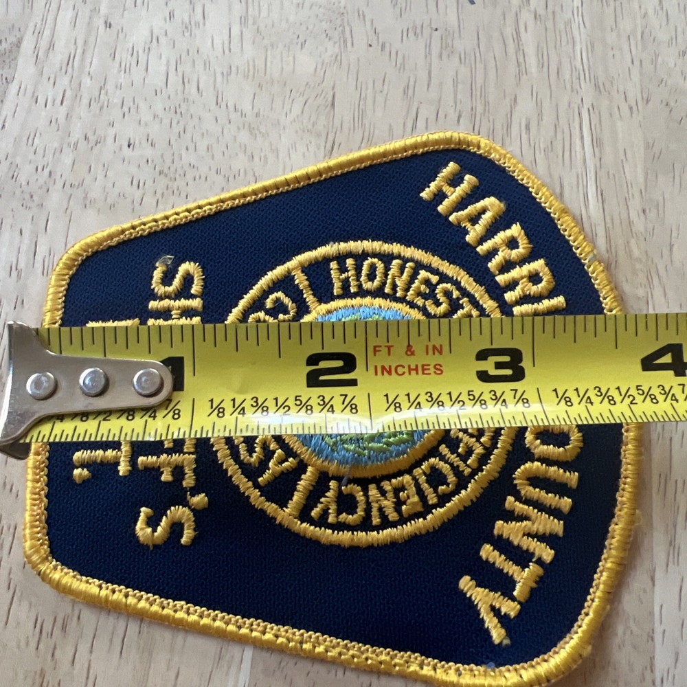 Harris County Texas sheriff’s Dept. Honesty Efficiency Courtesy Patch