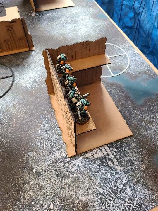 Wood Ruins Terrain Scenery Compatible With ITC