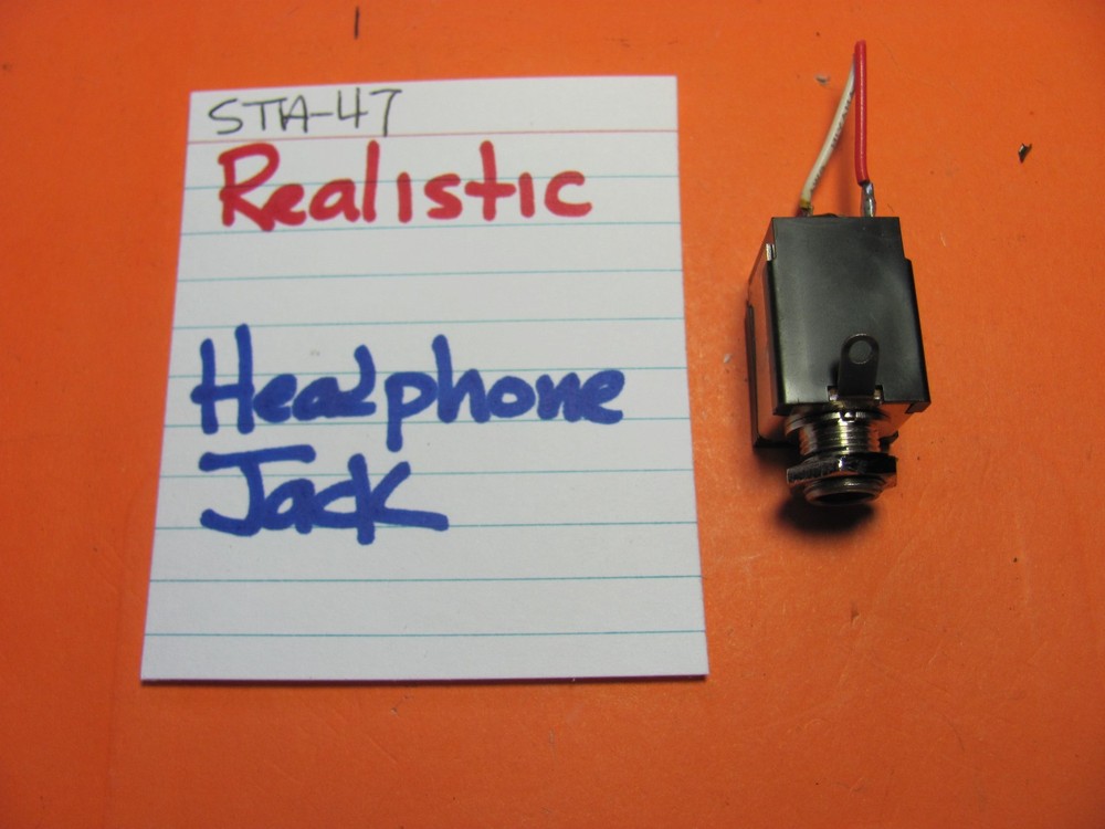 📈REALISTIC HEADPHONE JACK  STA-47 STEREO RECEIVER