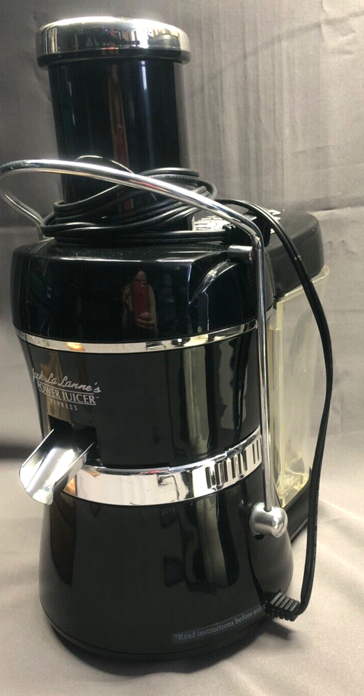 Jack LaLanne's Power Juicer Express Pulp Extractor #MT-1020 Black/Chrome