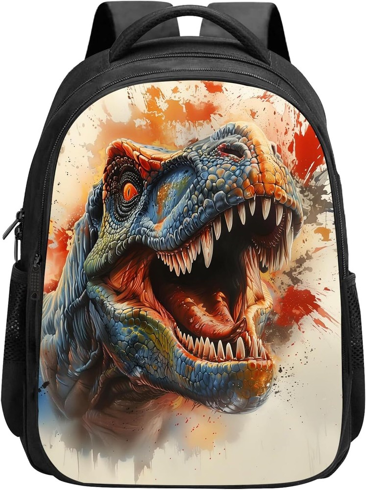 Dinosaur Backpack Watercolor Splash Boys