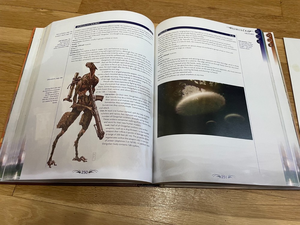 Numenera Core Rulebook w/map
