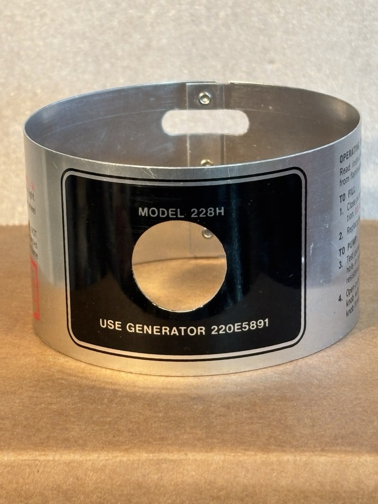 Coleman Lantern 220H Frame Rest Base  Collar  #2