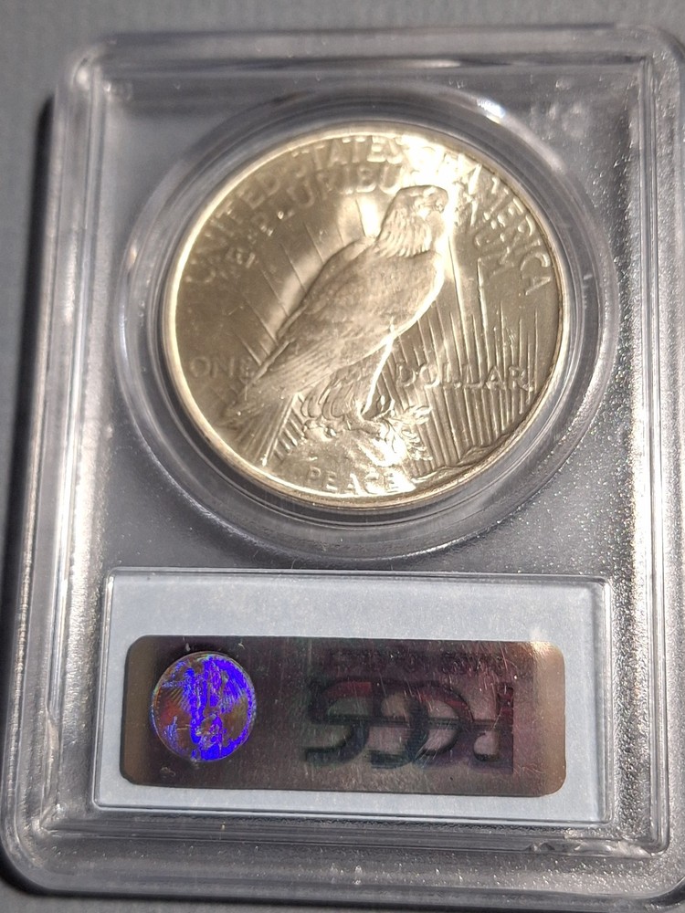 1923 Peace Silver Dollar PCGS MS 65