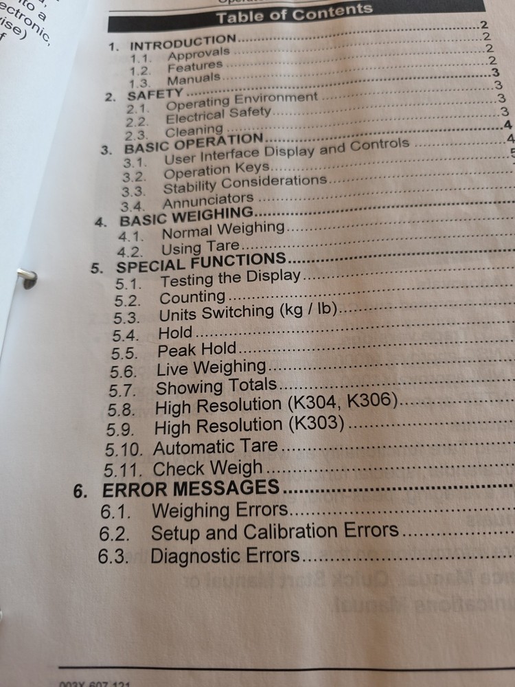 BTEK T503W scale user manual