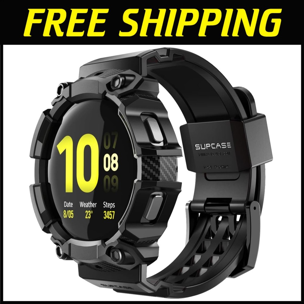 Shockproof Case with Strap Bands for Galaxy Watch 4