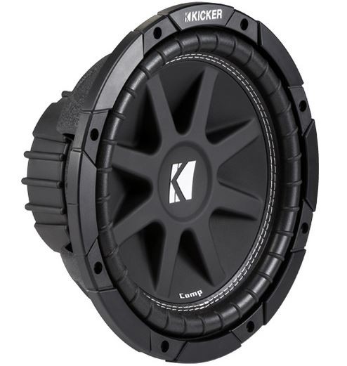 Universal Car Stereo Rhino Coated Ported 10" Kicker Comp C10 Sub Box - 4 Ohm