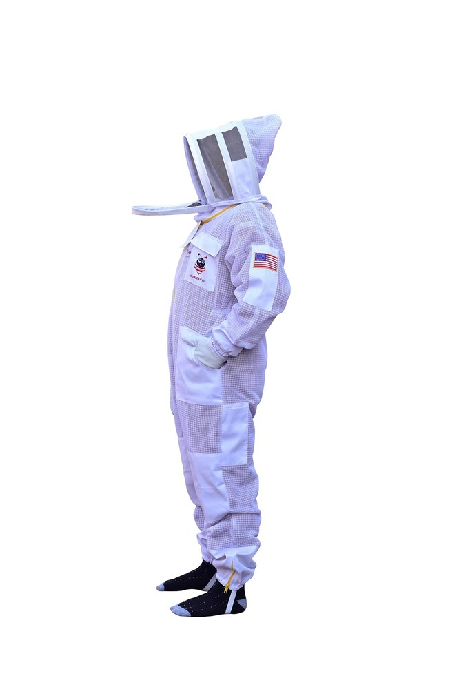 Professional 3 Layer Beekeeping Suit, Ultra Ventilated Bee suit, Bee Keeper S...