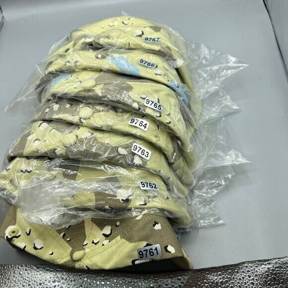 Undefeated Hat Men Brown Camouflage Strap Back Cap New