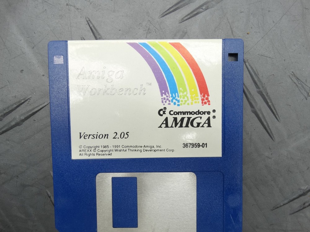 Amiga Workbench Commodore Version 2.05 Floppy Disk