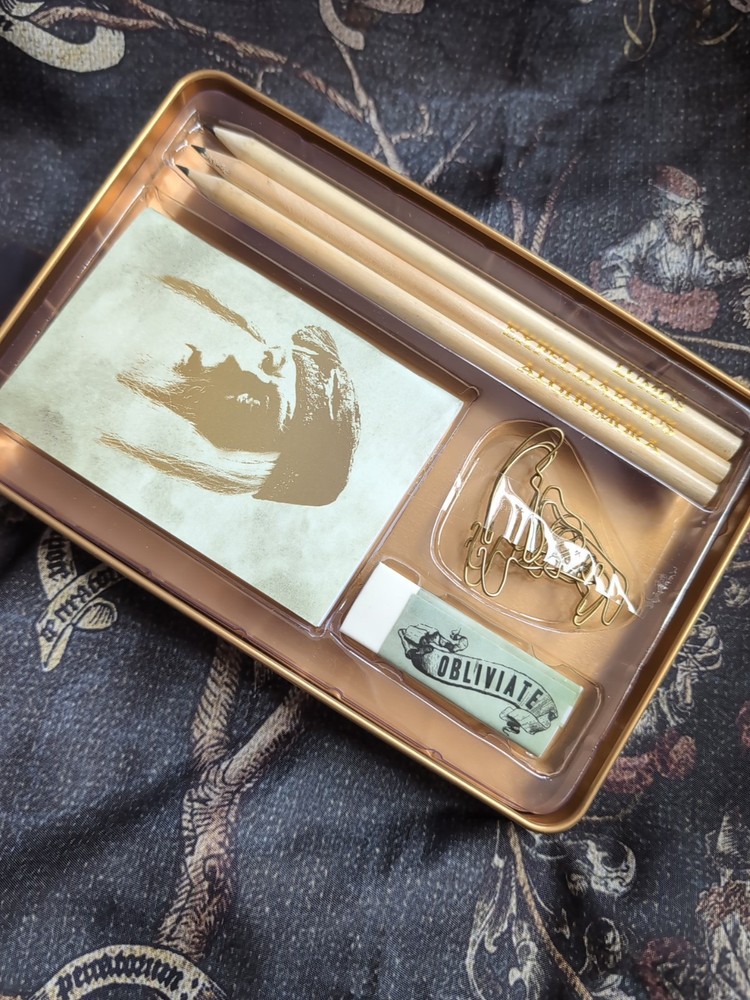 Harry Potter Stationery Bundle: Marauders Map Book, Sorting Hat Pen, Tin Set