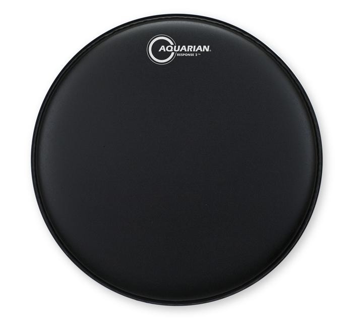 Aquarian 12" Response 2 Black Coated Drum Head