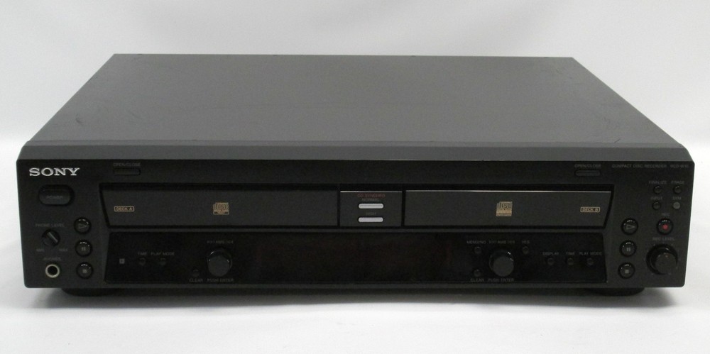 Sony RCD-W10 Compact Disc Recorder CD CD-R CD-RW Player Duplicator Deck