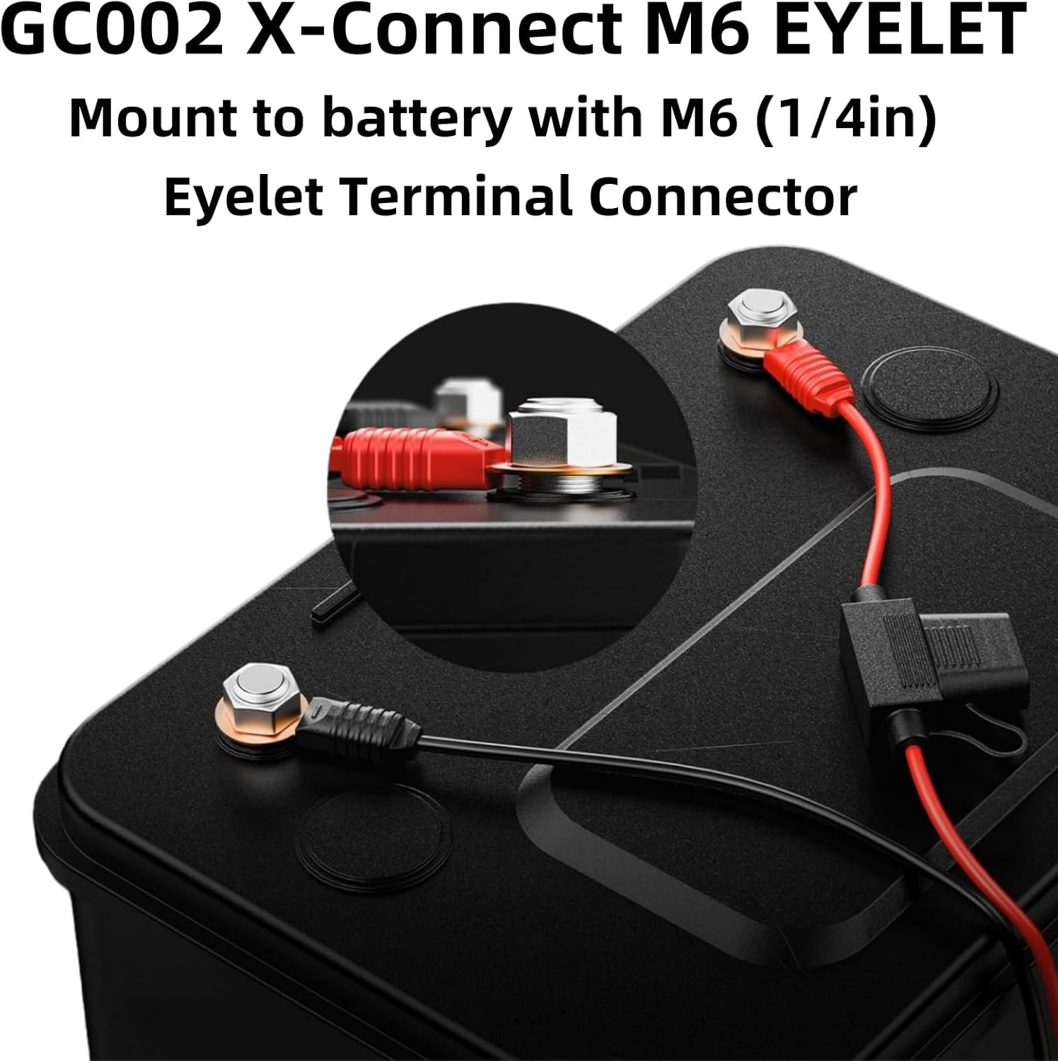 (2 Pack) GC002 X-Connect Wires Harness Fit for NOCO Battery Charger Accessories,