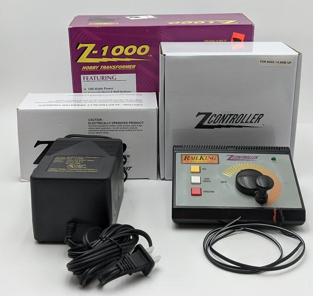MTH 40-1000 O Z-1000 Hobby Transformer & Controller EX/Box