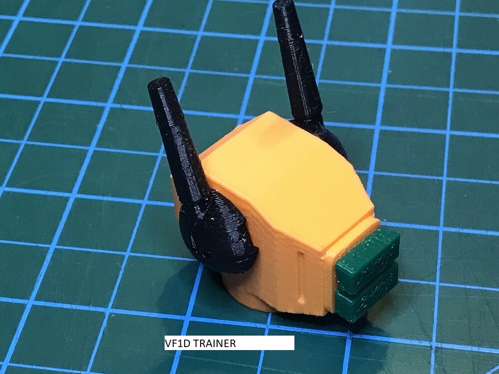 G1 Jetfire / 1/55 Robotech/Macross 3D printed replacement head.