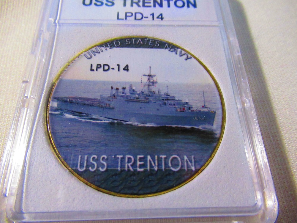 US NAVY - USS Trenton (LPD-14) Challenge Coin