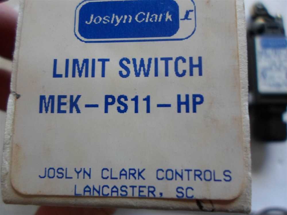 New: Joslyn Clark Limit Switch MEK-PS11-HP