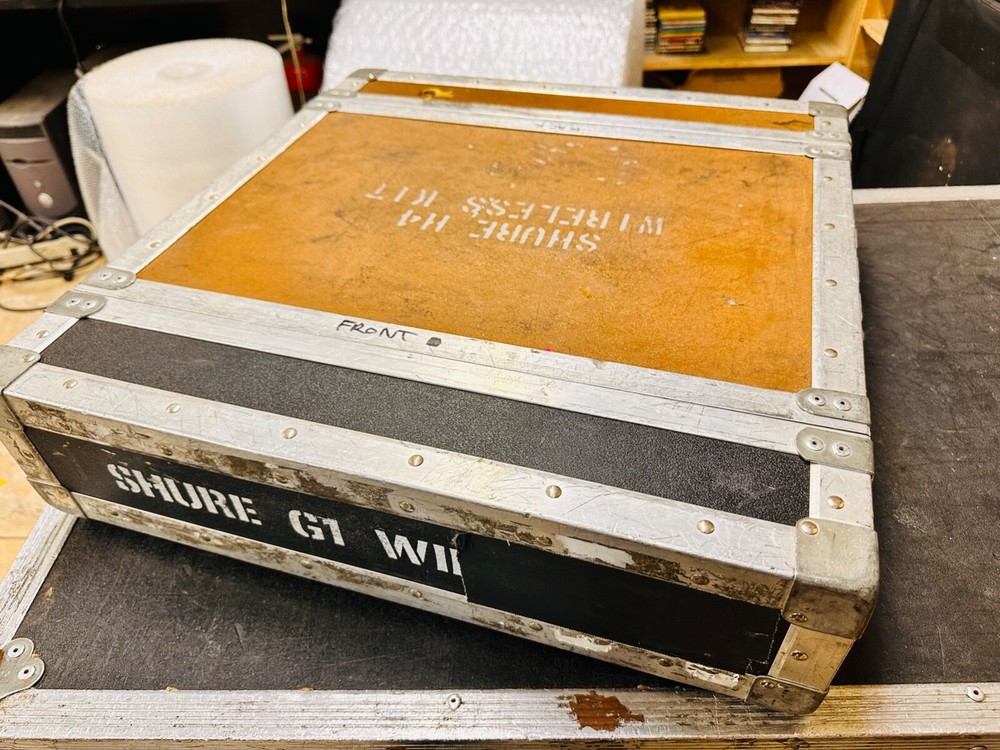 Unbranded 1U Padded Shock-mount Roadcase 14" Shell Recessed Hardware 1 Space