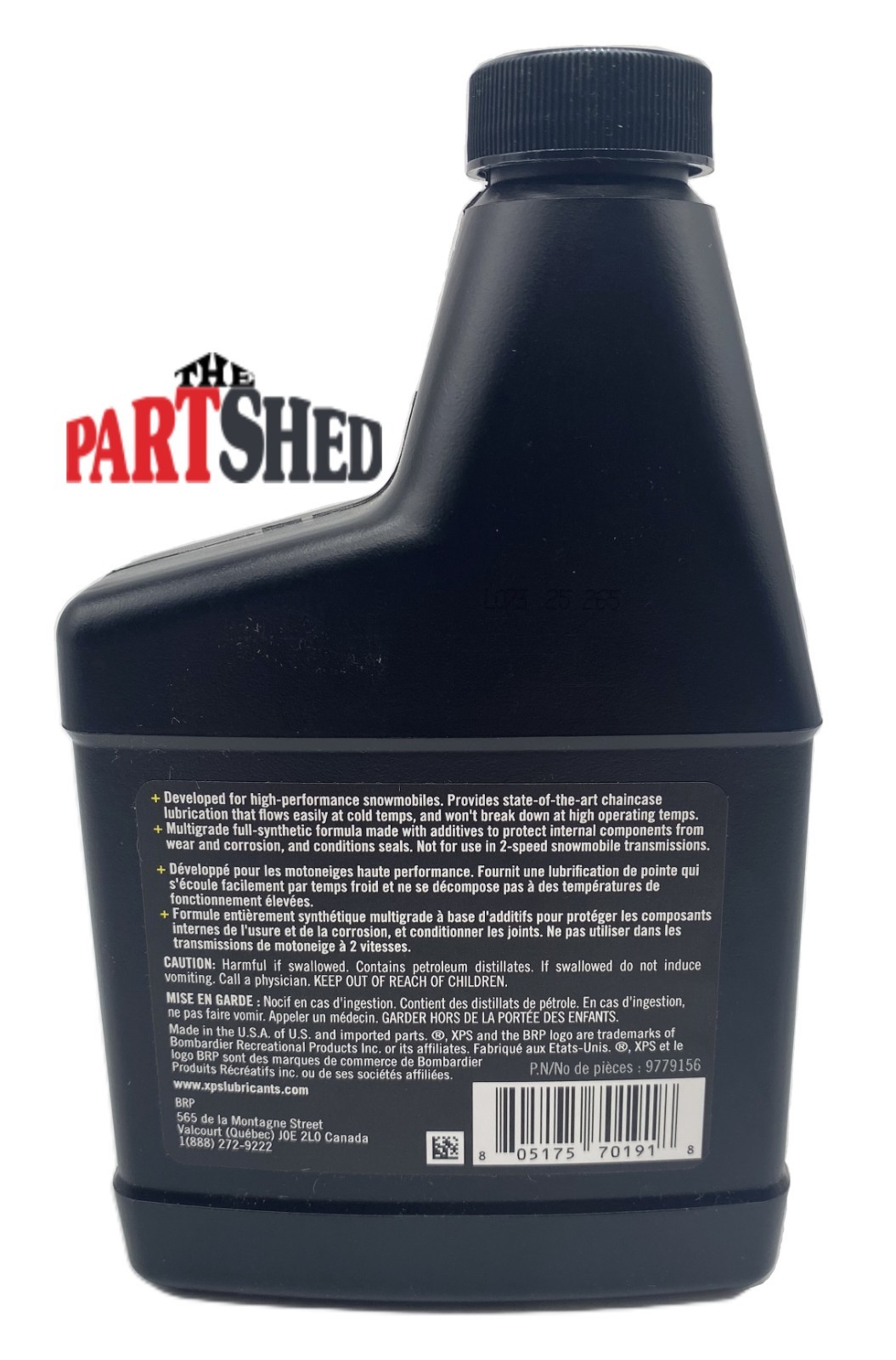 2 Pack BRP 9779156 XPS Synthetic Chaincase Oil 12oz Bottle Ski-Doo Snowmobile