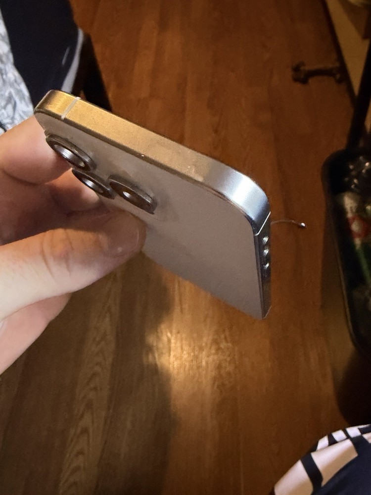 iPhone 15 Pro SILVER Frame Housing Replacement With OEM- GRADE A- 🔥