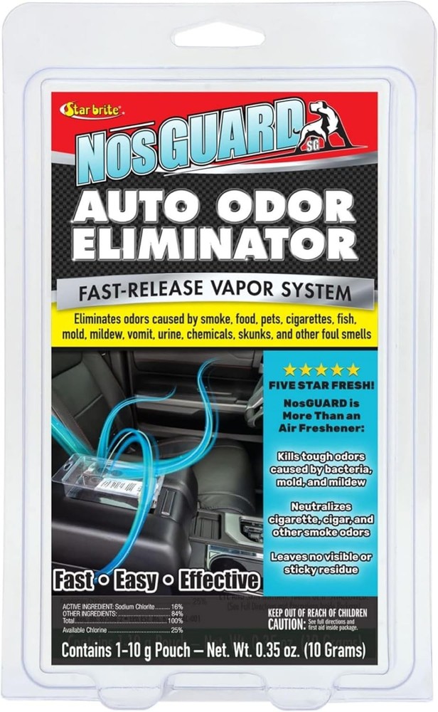 STAR BRITE Auto Odor Eliminator, Fast Release Vapor System Multicolor