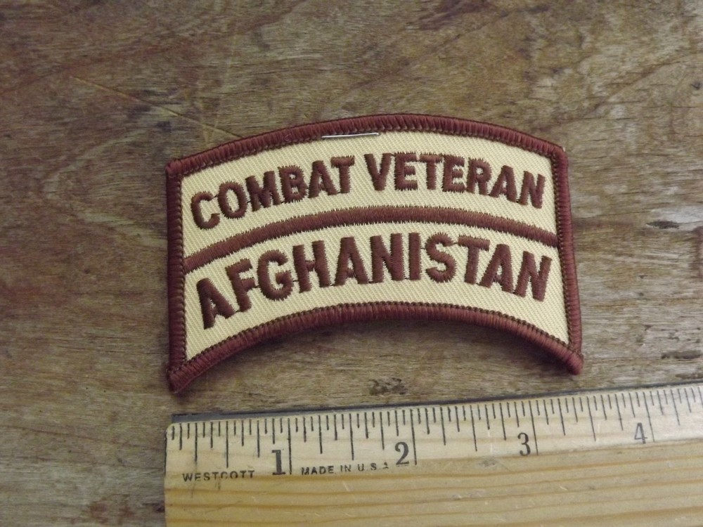 Afghanistan Combat Veteran Patch - INV# C1045