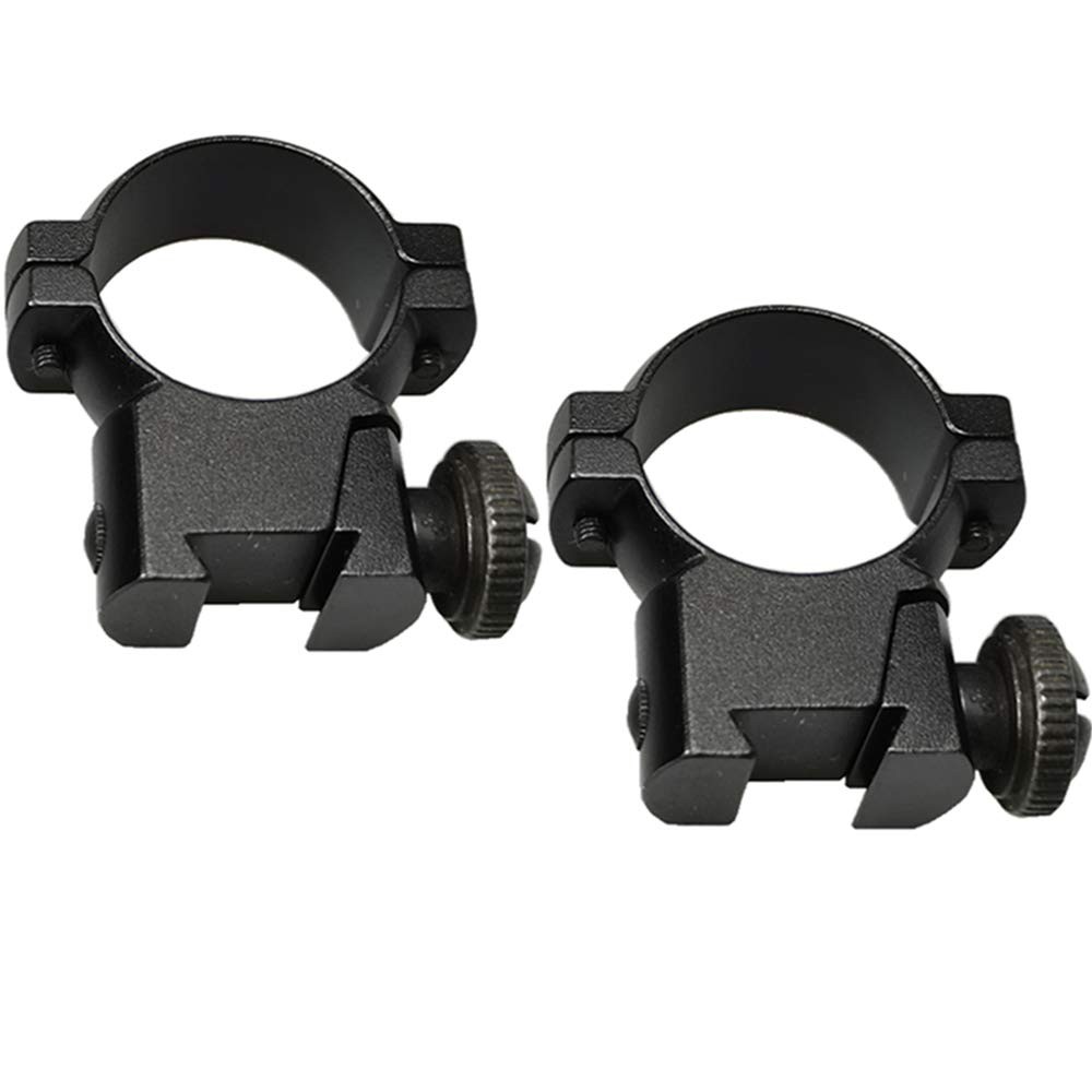 Medium Profile 1 inch Diameter Scope Ring Set for 11mm Dovetail Rails