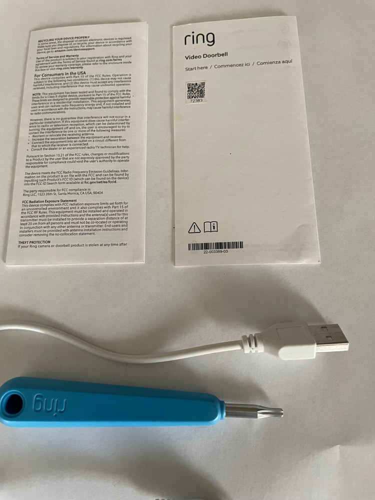 Ring Doorbell Camera