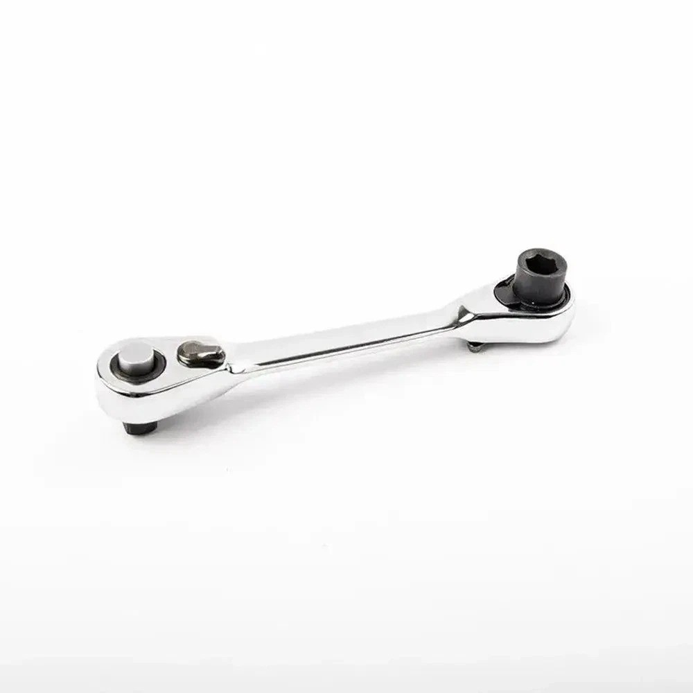 1/4" Mini Double-Ended Quick Socket Ratchet Wrench Rod Screwdriver Bit Tools NE!