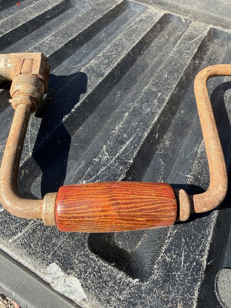 Ratcheting Brace Hand Drill – Authentic Steampunk / User Tool