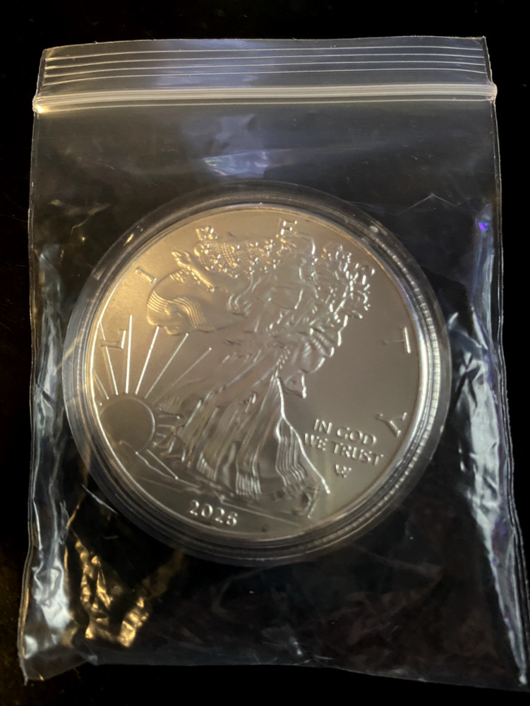 Prop ***FAKE*** Silver PLATED 2026 American Silver Eagle Coin