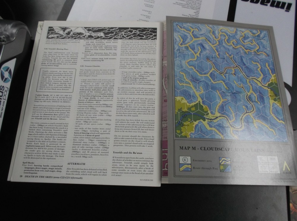 Dark Clouds Gather Advanced Dungeons & Dragons module TSR UK7 9151