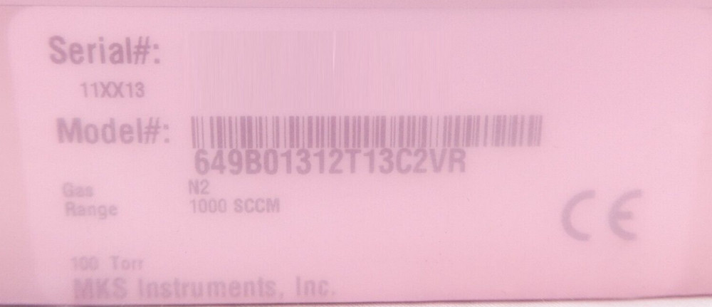 MKS Instruments 649B01312T13C2VR Pressure Controller Type 649 New Surplus