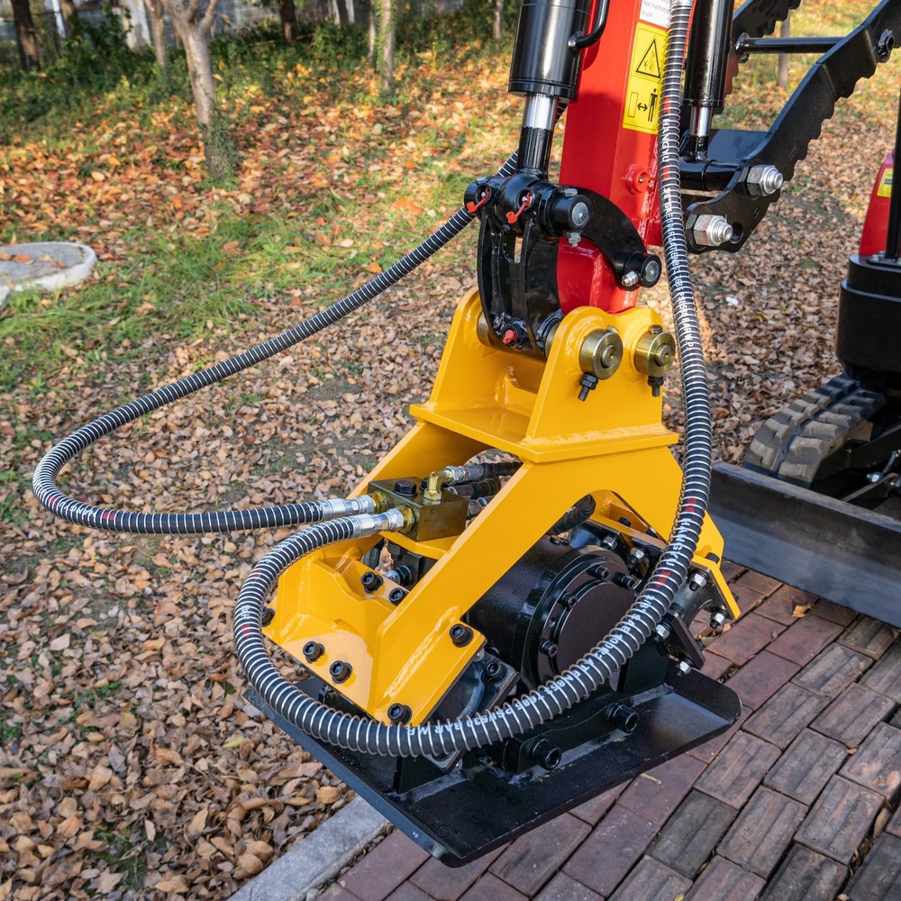 TYPHON Compatible Hydraulic Plate Compactor Attachment for Mini Excavators 1-2 T