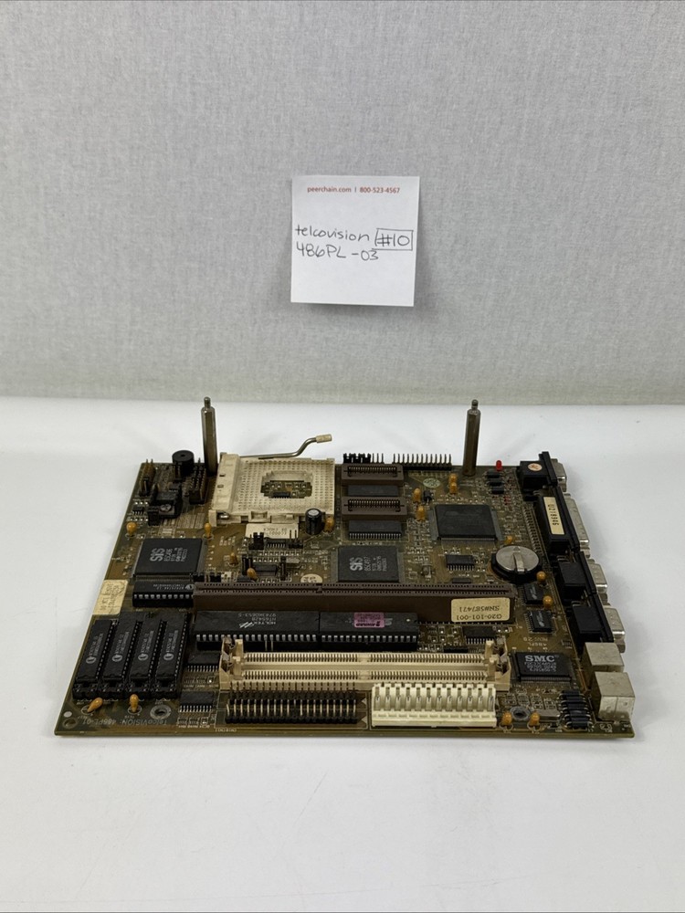 Telcovision 486PL-03 CPU Board *UNTESTED PARTS* #10