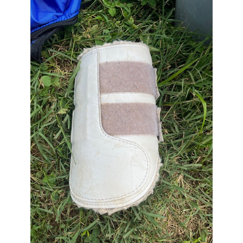 SmartPak white Sport Boots size medium