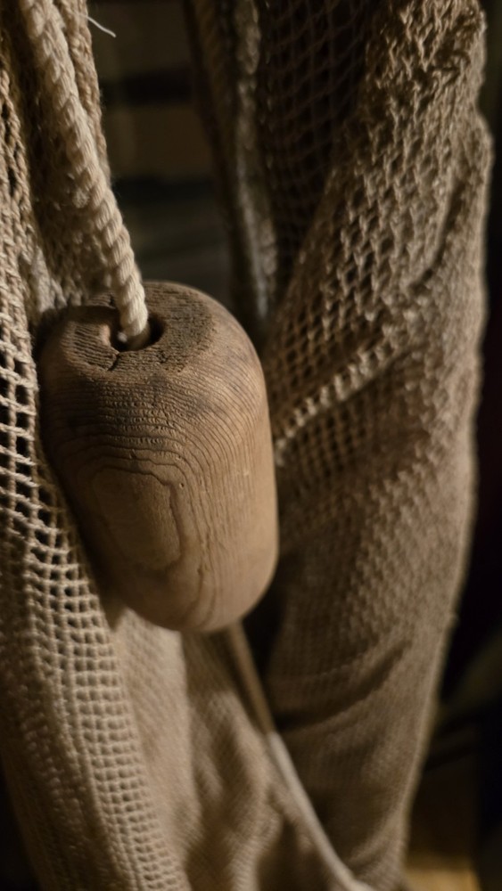 Antique Seine Fishing Net