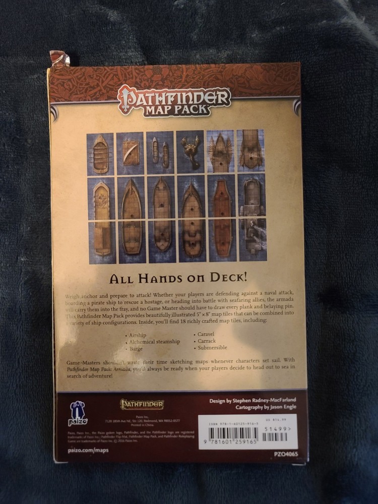 Pathfinder Map Pack - Armada - PZO4065