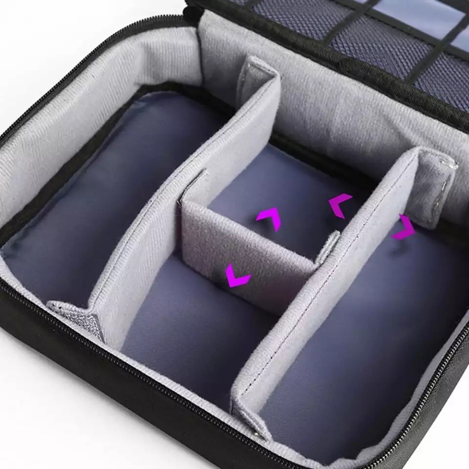 Universal Tech Organizer Travel Bag - Black