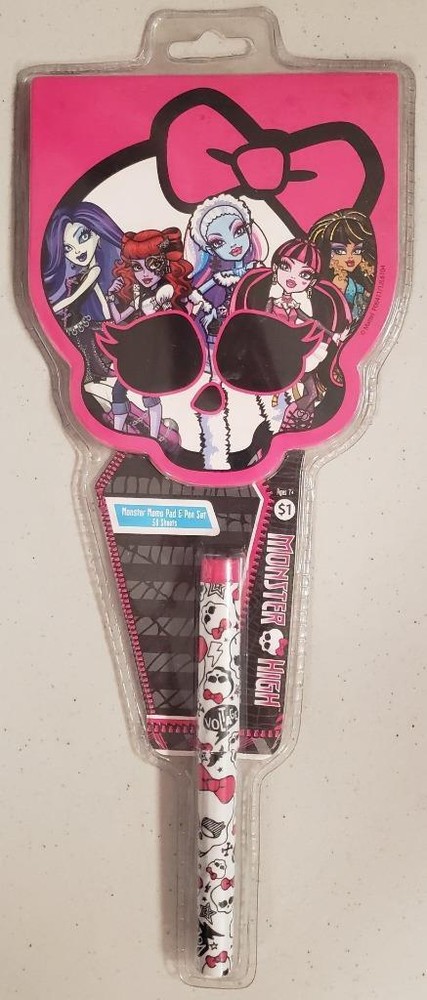 Monster High Monster Memo Pad and Pen Set