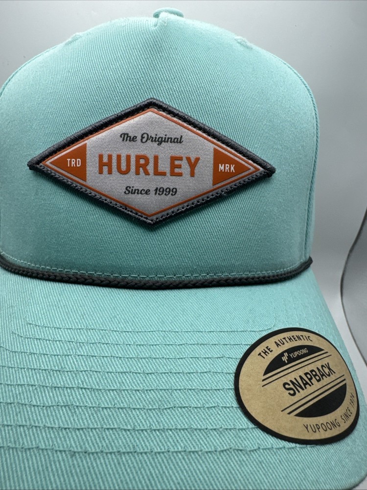 Hurley Hat Cap Strapback Adjustable Rope Green Outdoor NWT