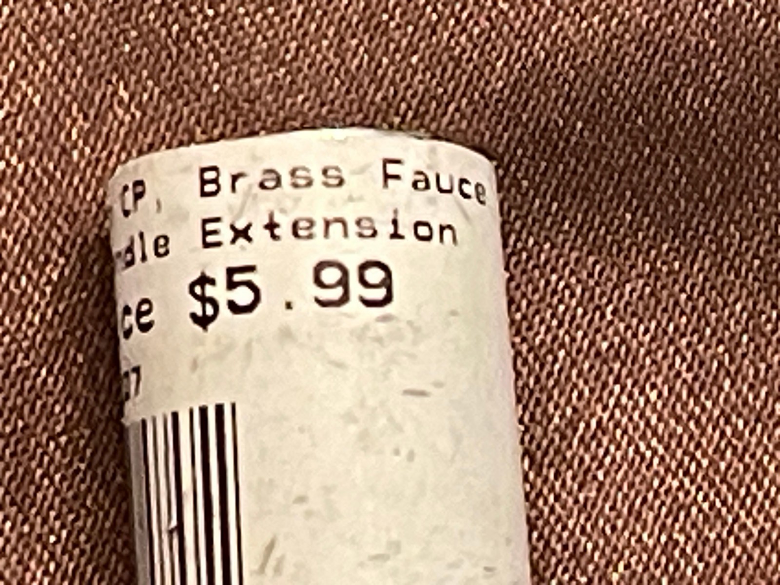 Draft Beer Faucet 1 inch Handle Extension, Krome Dispense