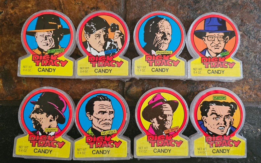 Dick Tracy candy container lot