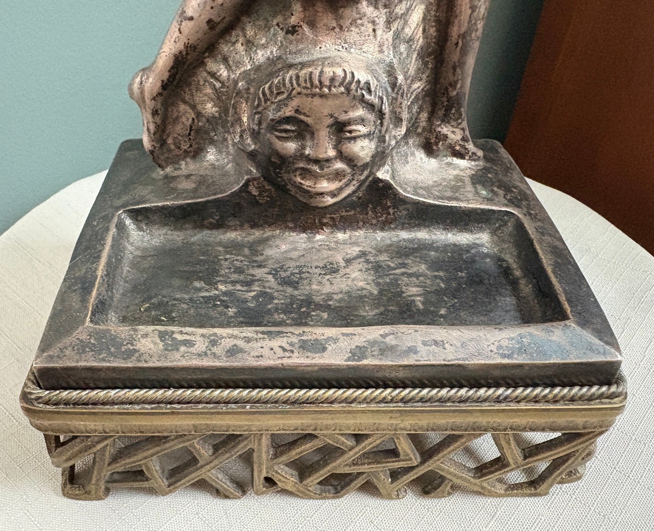 Antique Bronze Dancer Sculpture F. Barbedienne Foundry Fondeur - Henri Le Roux