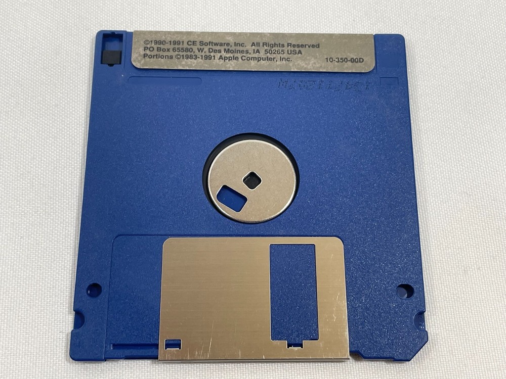 Vintage 1991 Tiles Demo for Apple Macintosh 3.5" Floppy Disk Software Computer